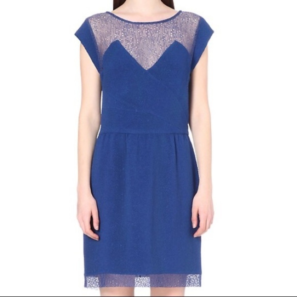 The Kooples Blue Crepe Dress